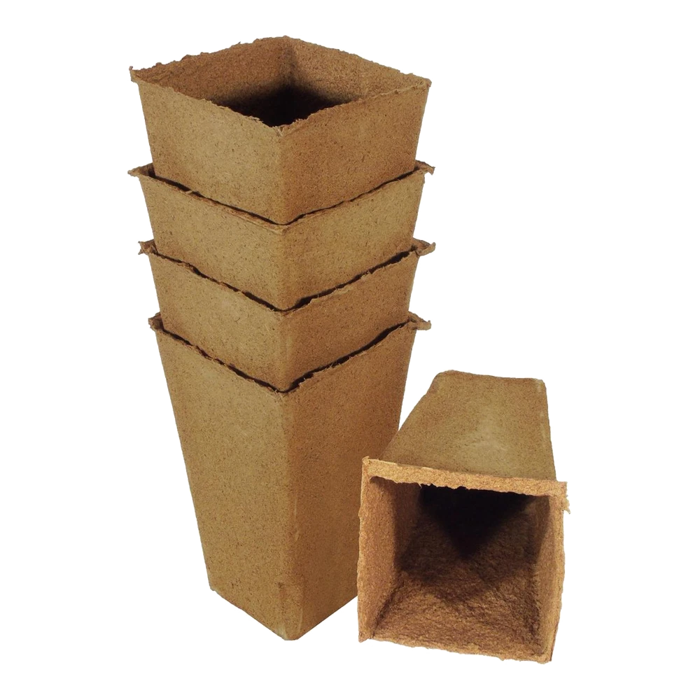 Biopot H18 X 10 X 10cm - 5 Stuks - Nature
