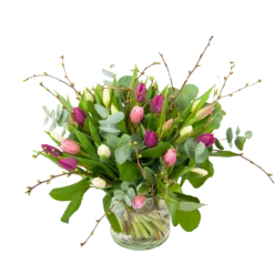 Boeket Kleurrijke Tulp Middel