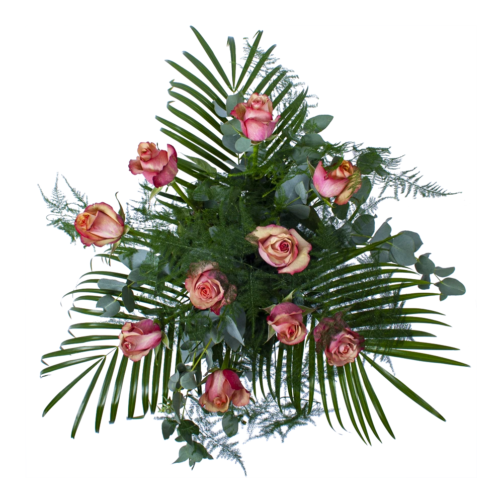 Boeket Rosa Roze Middel - Afbeelding 2