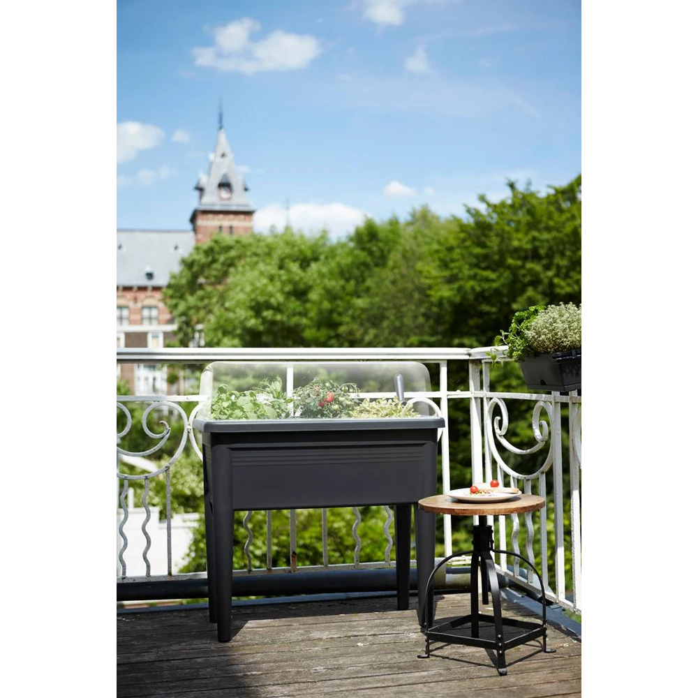 Elho Green Basics Kweektafel XXL 75cm - Living Black - Afbeelding 4