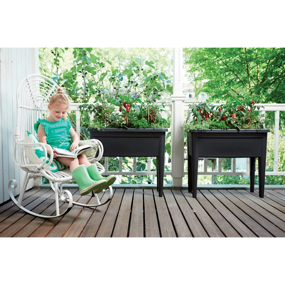 Elho Green Basics Kweektafel XXL 75cm - Living Black - Afbeelding 6