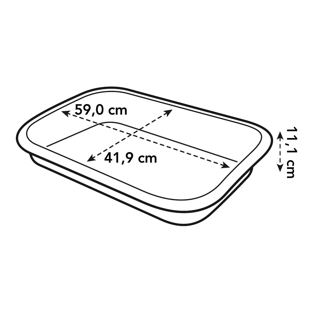 Elho Green Basics Tuintray 59cm - Living Black - Afbeelding 4