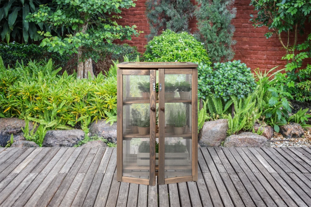 Esschert's Garden - Kweekkas Bruin S L69b54h85cm - Afbeelding 2