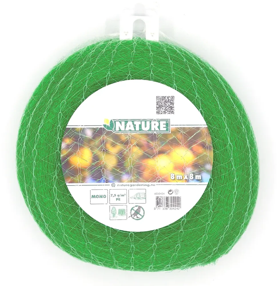 Tuinnet Mono - 8x8m - Groen - Nature